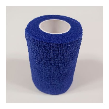 Think Safe First Voice 3in x 5 Yards Self Adhesive Bandage, Latex , Dark Blue, Pack of 10 TS-3183-10DB